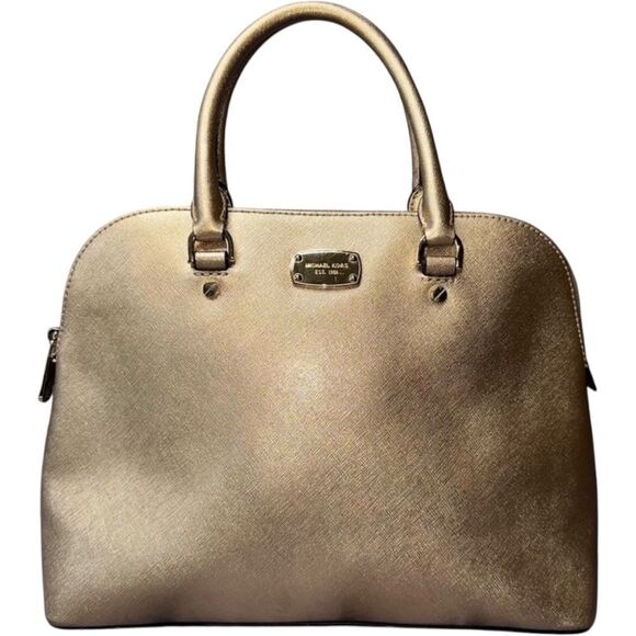 |EUC| MICHAEL KORS Cindy Large Dome Satchel - Picture 1 of 9
